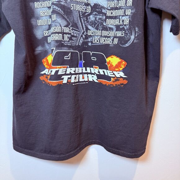 AHDRA Afterburner Tour 1998 Rare Shirt Size XL Black Racing Vintage Cycle - Picture 10 of 13